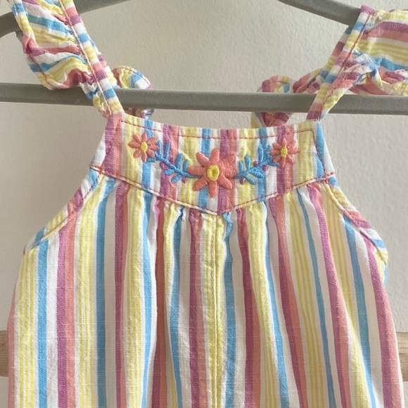 Hatley Baby Boho Striped Romper size 9-12 months - Picture 2 of 2